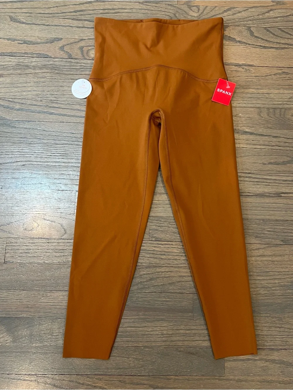 Spanx Leggings Booty Boost 7/8 Length Butterscotch Medium NWT Athleisure